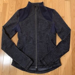 Lululemon Forme Jacket Slub Denim EUC size 8